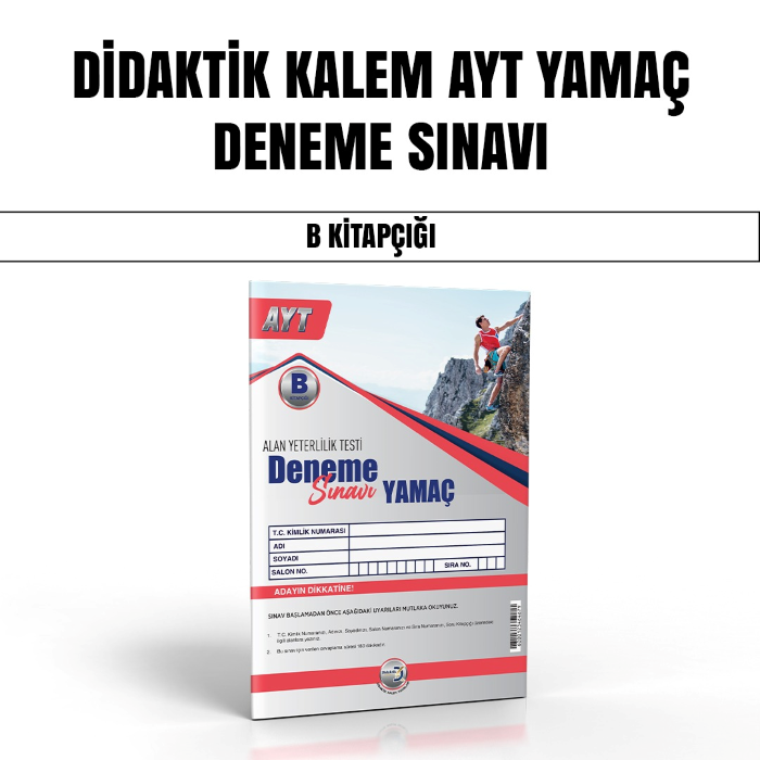 DİDAKTİK KALEM YKS AYT YAMAÇ SNV 1-B - 2024-25